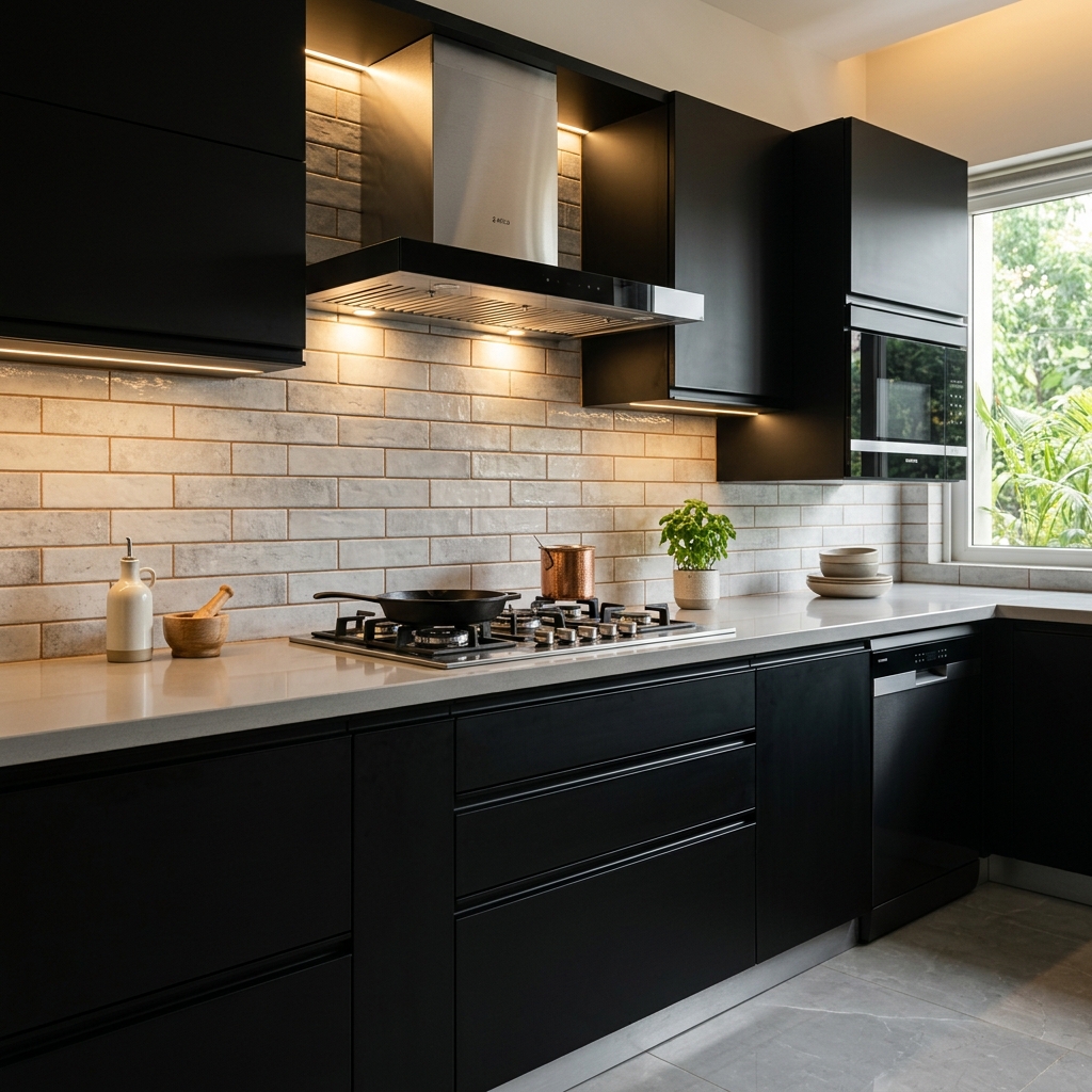 Integrated Chimney & Oven Setup
